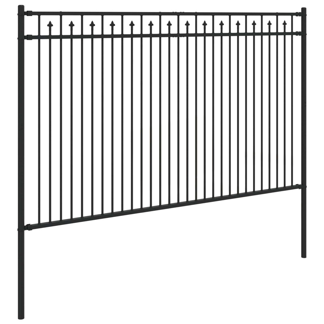Powder-Coated Steel Fence Panels Included