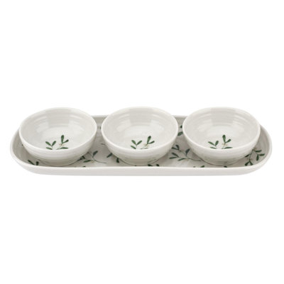 Sophie Conran, Mistletoe - Bowl & Tray Set