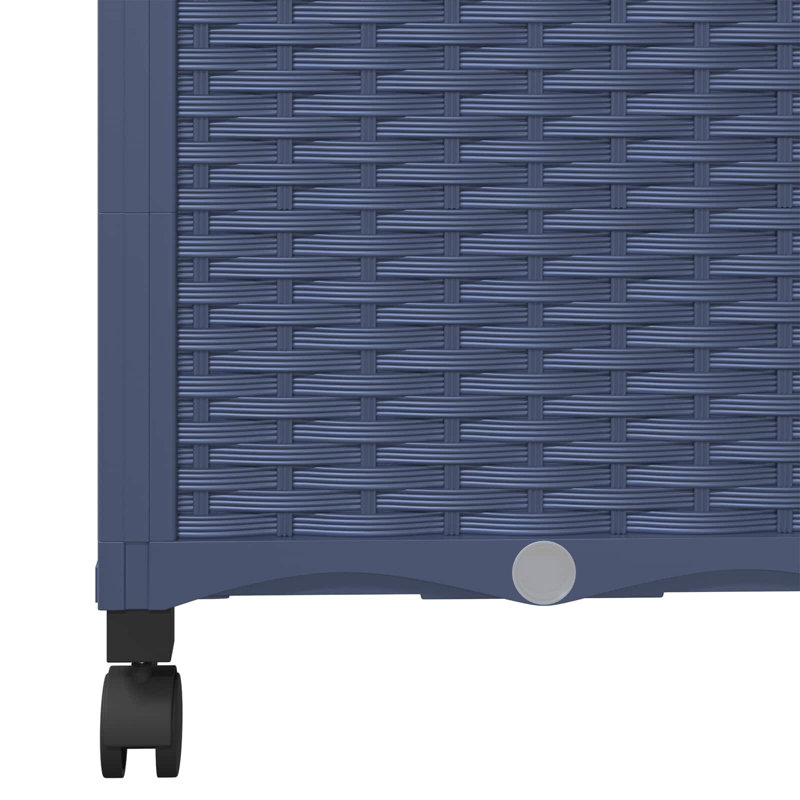 Outdoor Planter Box, 146cm H x 40cm W x 40cm D, Blue Grey