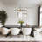 Neydi 12-Light Modern Linear Sputnik LED Chandelier with Cone Shade