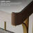 55.12" Rectangular Sintered Stone Desktop Desk
