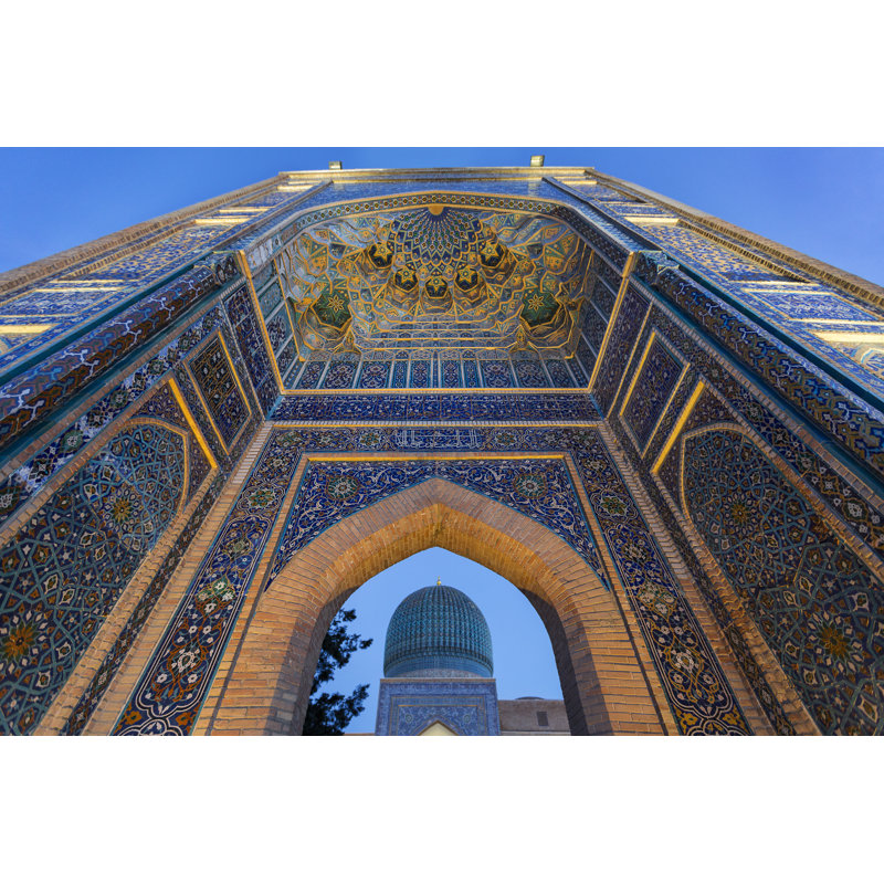 Outer Gate Of The Mausoleum Of Tamerlane by Ozbalci - Wrapped Canvas Print, 51cm H x 76cm W