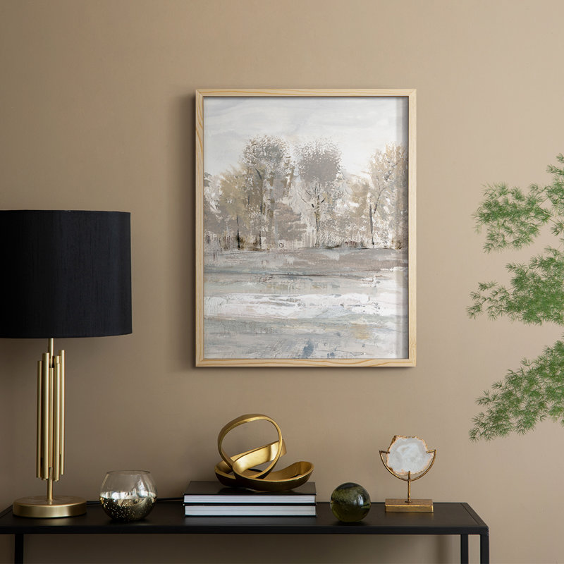 «Meadow's Edge I», reproduction encadrée - bois massif, H 21 po x l 17 po