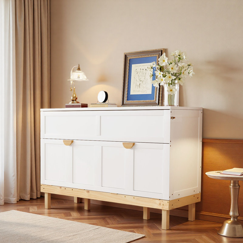 Queen Size Murphy Bed, White