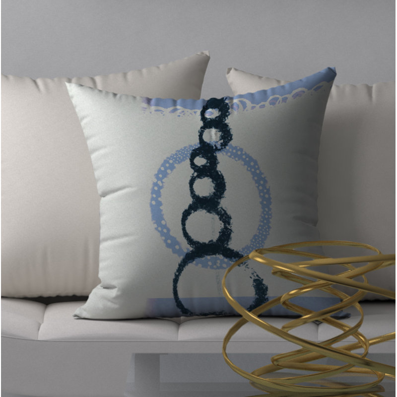 Reversible Throw Pillow, 18" x 18"