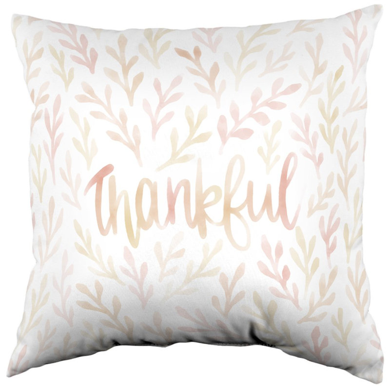 Oreiller «Thankful Watercolor»