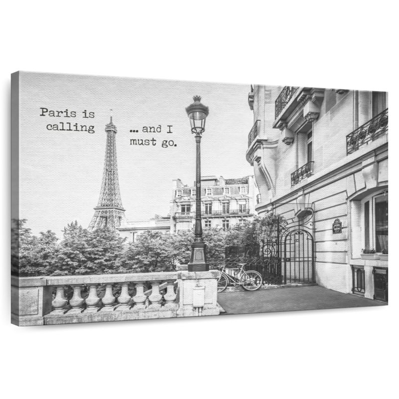Rorry Paris Is Calling, 30" H x 45" W
