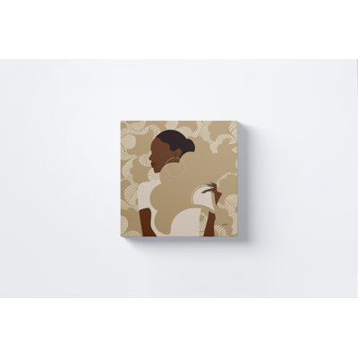 Aiysha - femme afro-américaine par Ify Ojo - impression sur toile tendue