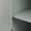 Grande armoire de rangement avec trois tiroirs pour salle de bain / bureau, gris-160109863