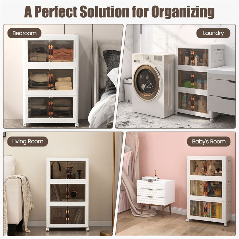 Plastic Square Accent Cabinet