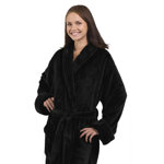 Fleece Gender Neutral Bathrobe with Pockets