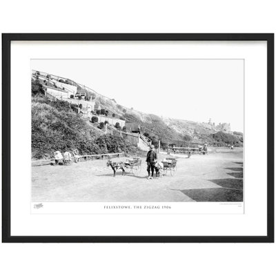 Felixstowe, The Zigzag 1906 by Francis Frith - Single Picture Frame Print