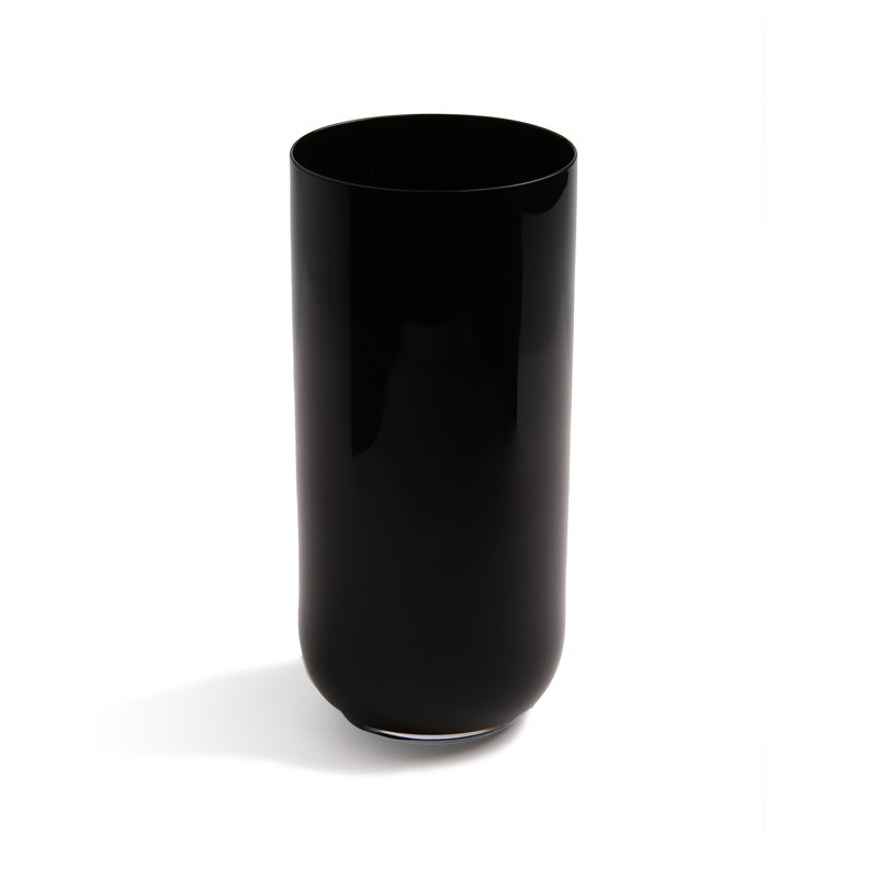 Akyah 14oz. Drinking Glass Set, Black