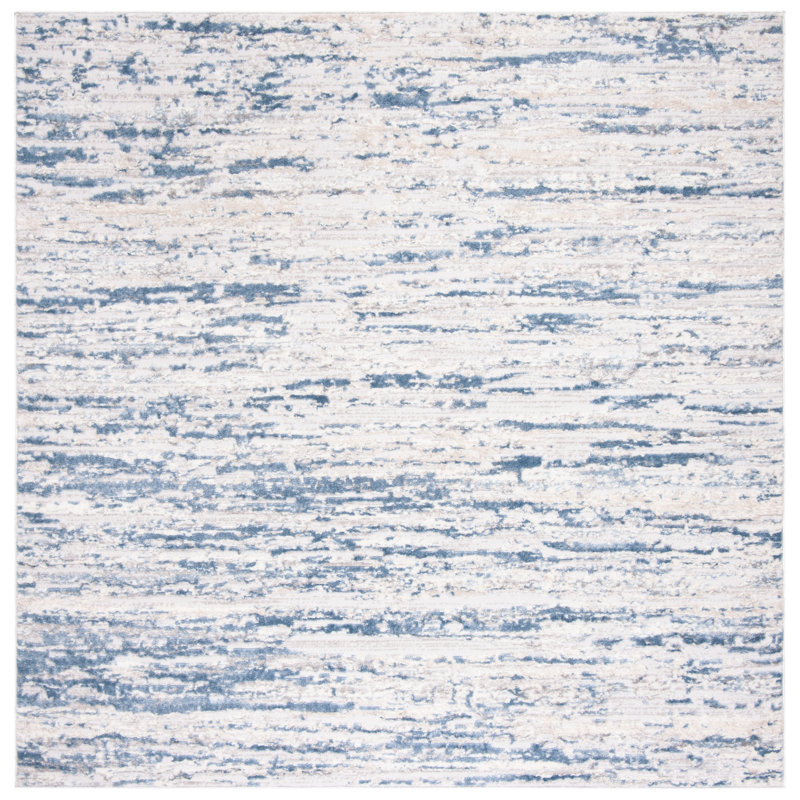 Granada Machine Woven Abstract Area Rug, Square 8'