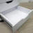 FixtureDisplays® 17 X 15 X 25" 5-Drawer Cabinet, White Bedside Table Nightstand, Slide Drawer, Easy Mobility on Wheets 10200