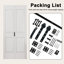 Porte de grange pliante à deux panneaux 36 po x 84 po Bifold-115192477-130165798