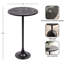 Table d'appoint ronde en fonte d'aluminium Baronet-119048306