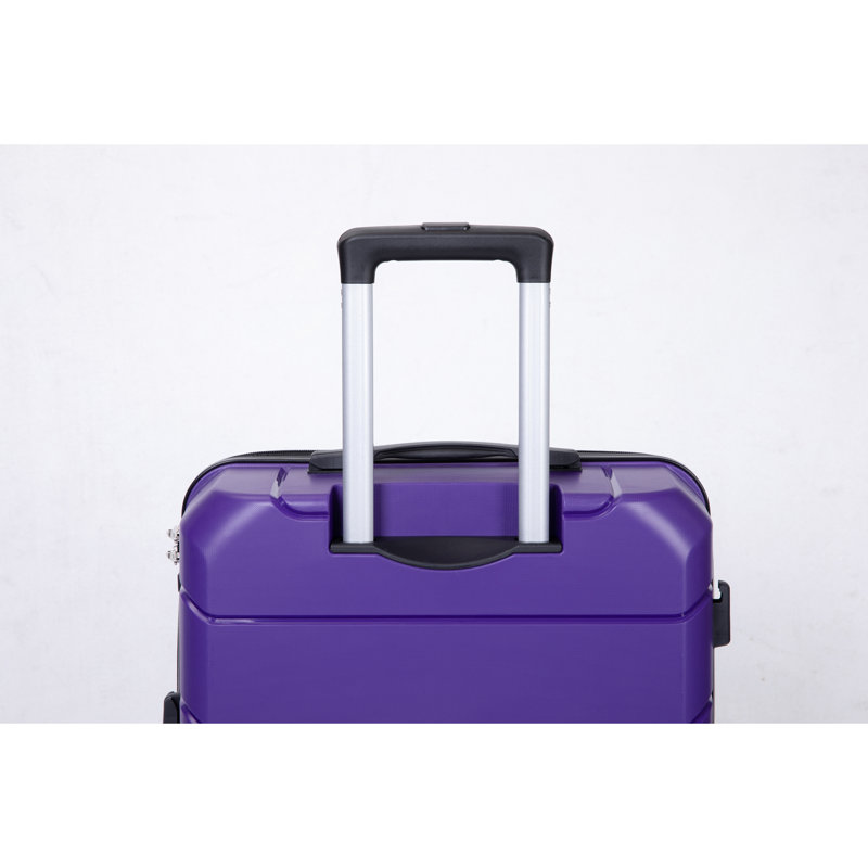Ensemble de 3 valises à roulettes Hardshell Valise Valise légère avec serrure TSA (20/24/28)
