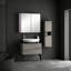 800 mm W 600 mm H Framed Mirrored Bathroom Cabinets with Mirror and 3 Adjustable Shelves