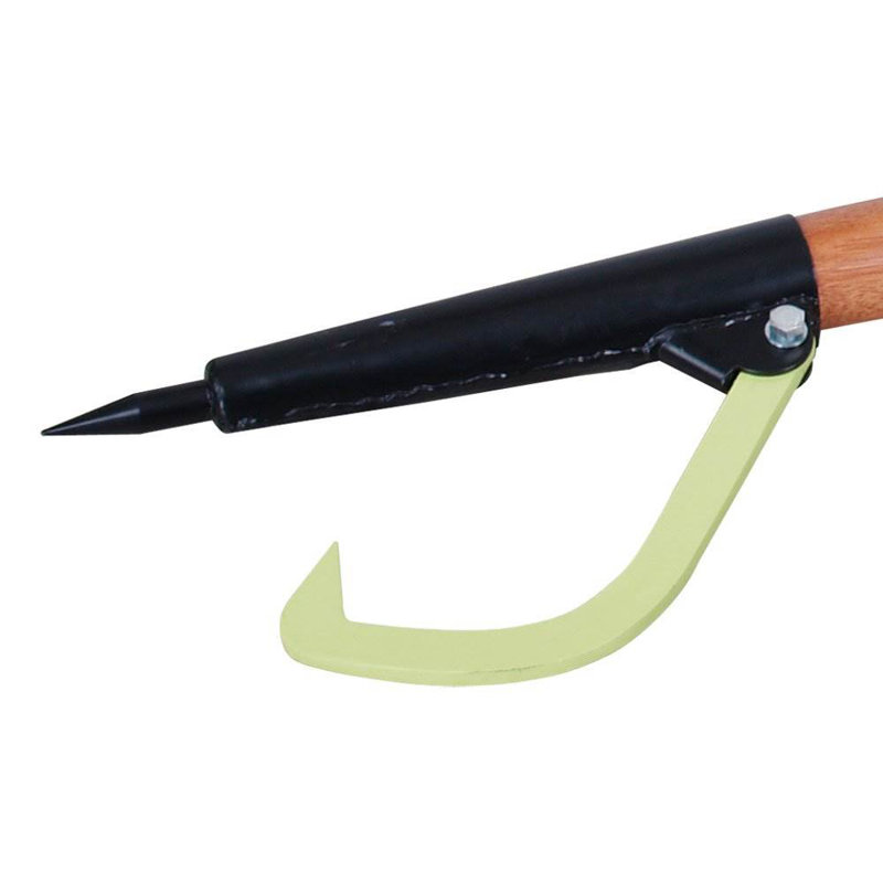0FA3D7D34C8B4EC19F3E49E281AD9795 4 Foot Wood Handle Logging Forestry Log Rolling Peavey Hook