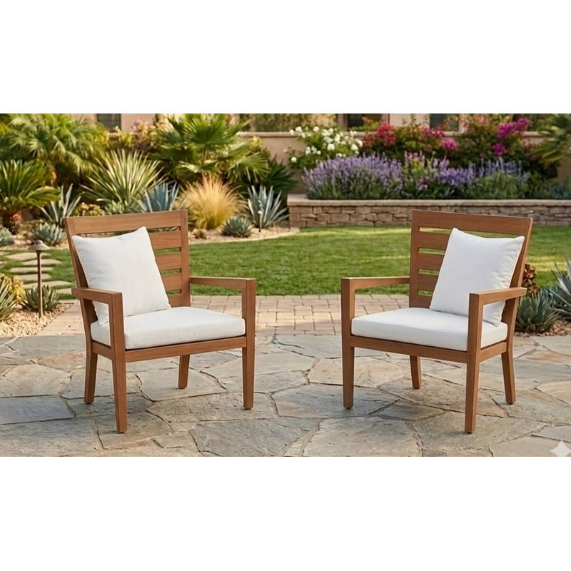 Kwila Outdoor Teak Lounge Chair