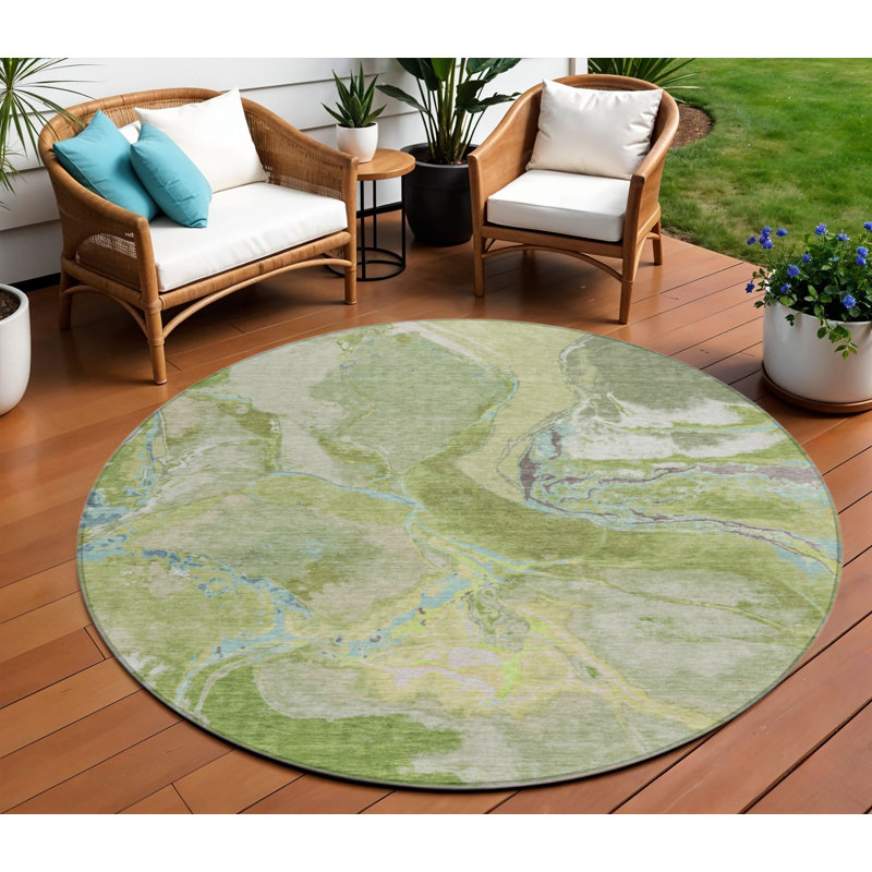 Tapis rond 8 po