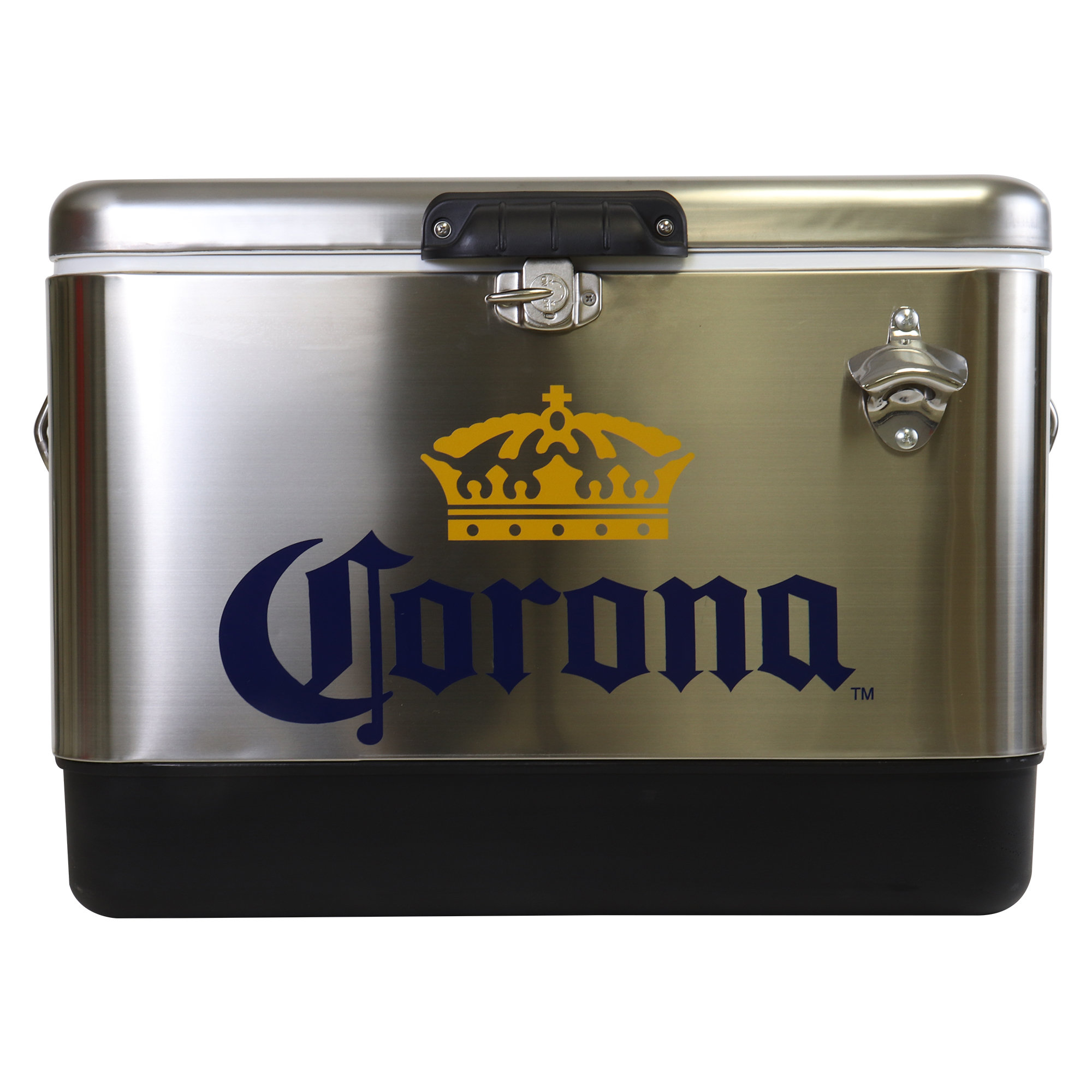 Koolatron Corona Ice Chest Cooler with Bottle Opener, 51L (54 qt), 85