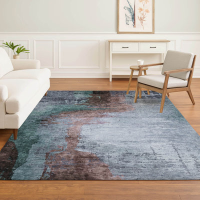Premium Machine Washable Mayfield Abstract Rug