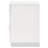 Dulcey White High Gloss 2-Drawer Nightstand