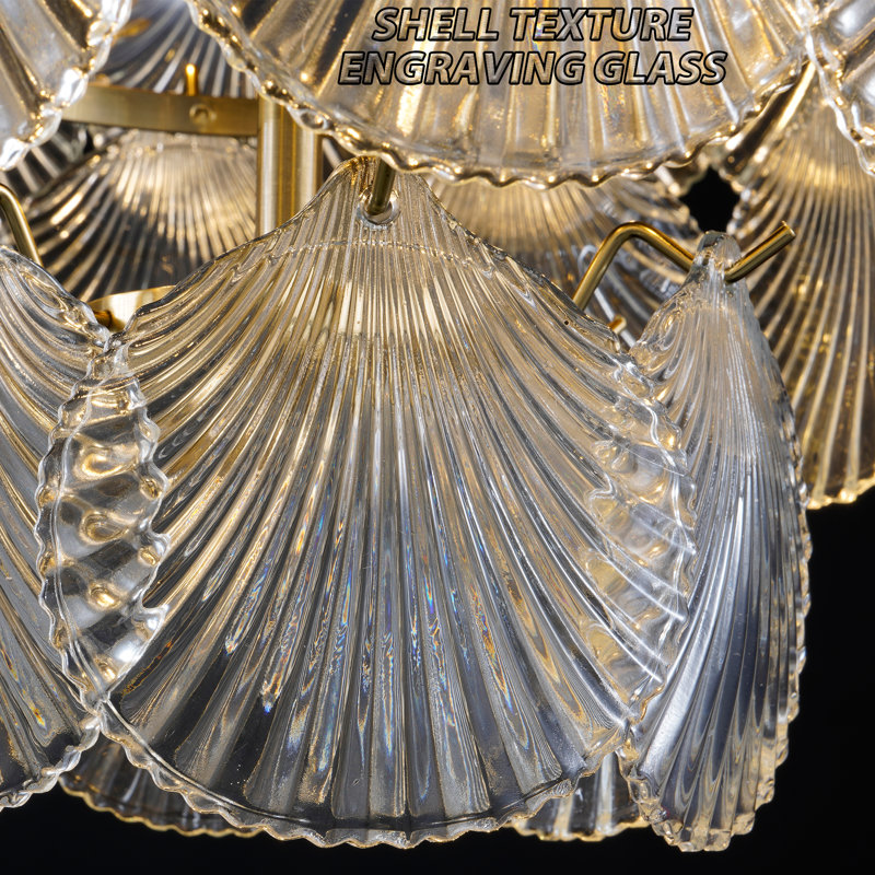 Lustre 24 po à 8 lumières à intensité variable 24 po