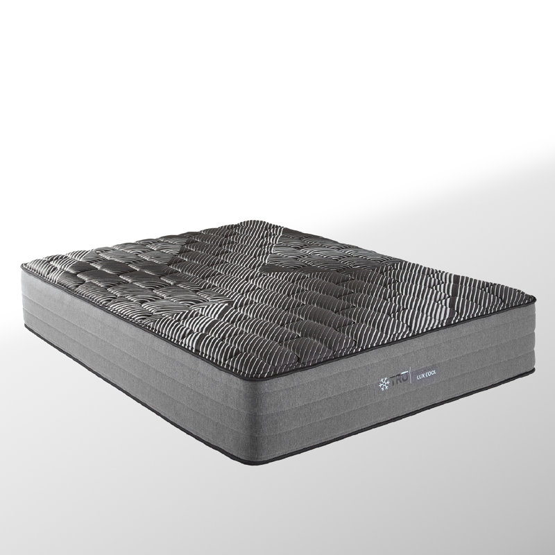 Matelas hybride matelassé 14 po en gel rafraîchissant, Lit simple