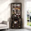 Garde-manger avec porte de grange et miroir