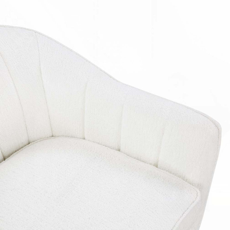 Chaise d'appoint moderne, Blanc