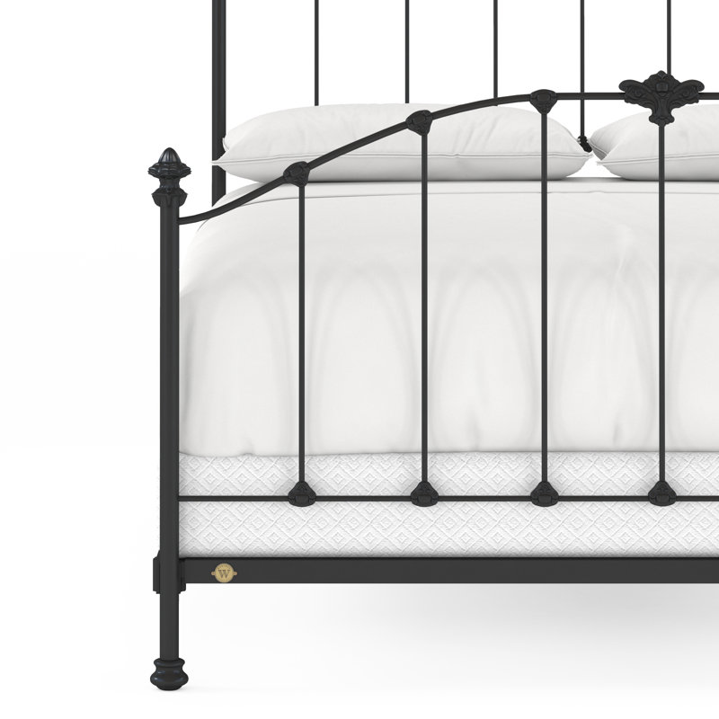 171 Country French Bed | Complete Standard, California King, Gunmetal