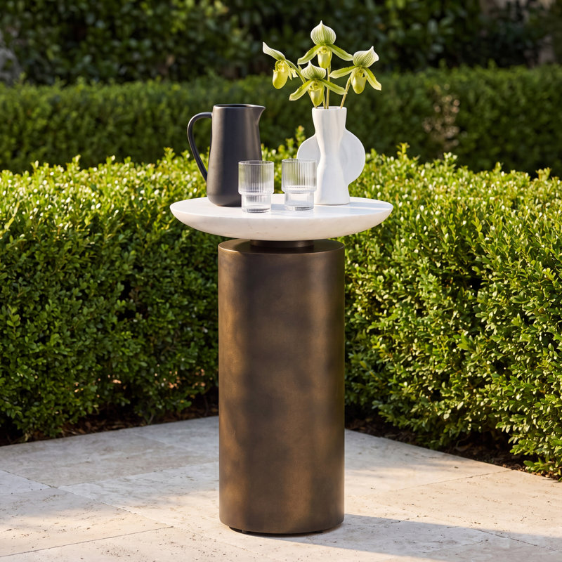 Melodica Olso Bronze Outdoor Accent Table
