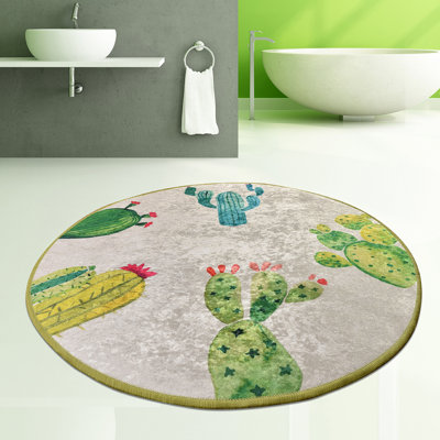 Zaliki Round 100 cm x 100 cm Shaggy Area Rug