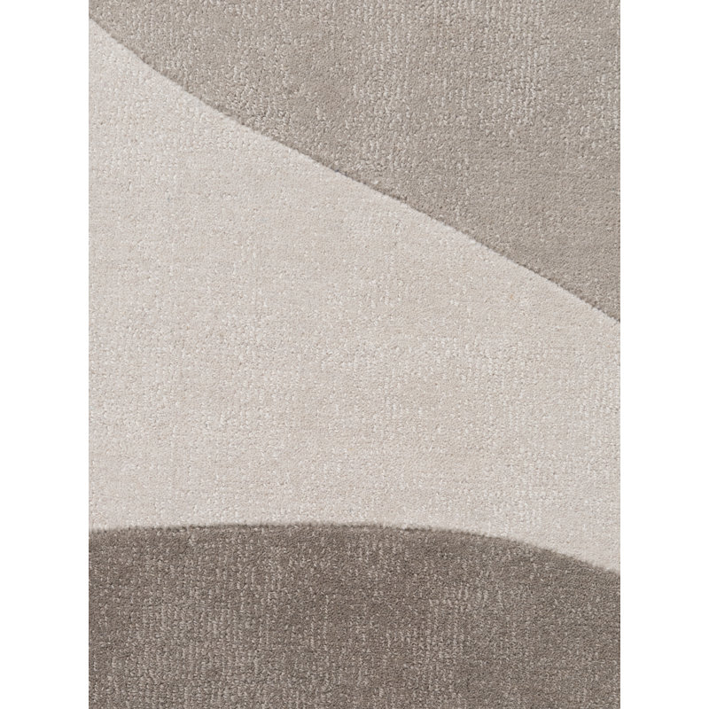Rectangle 160 cm x 160 cm Abstract Wool Hand Woven Area Rug