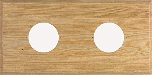 Wood Wall Clock, Mahogany