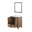 Meuble-lavabo simple l 30 po x P 22 po avec plateau blanc et miroir 28 po Ziva-113113988-87293402