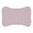 Purple Spot Pattern - 1 Piece Bone Shape Feeding Mat