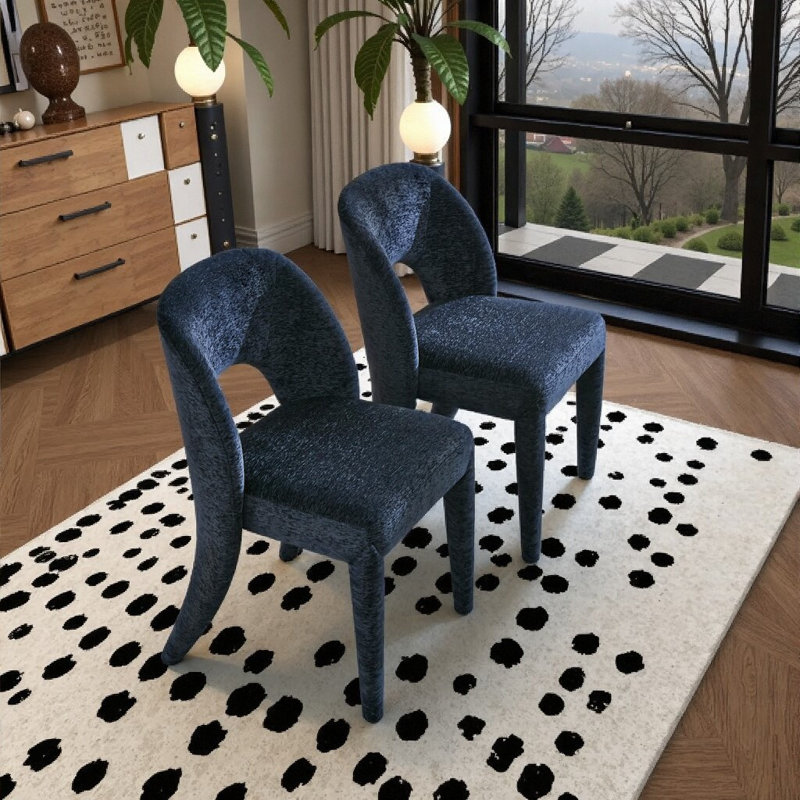 Chaises de salle à manger, Bleu