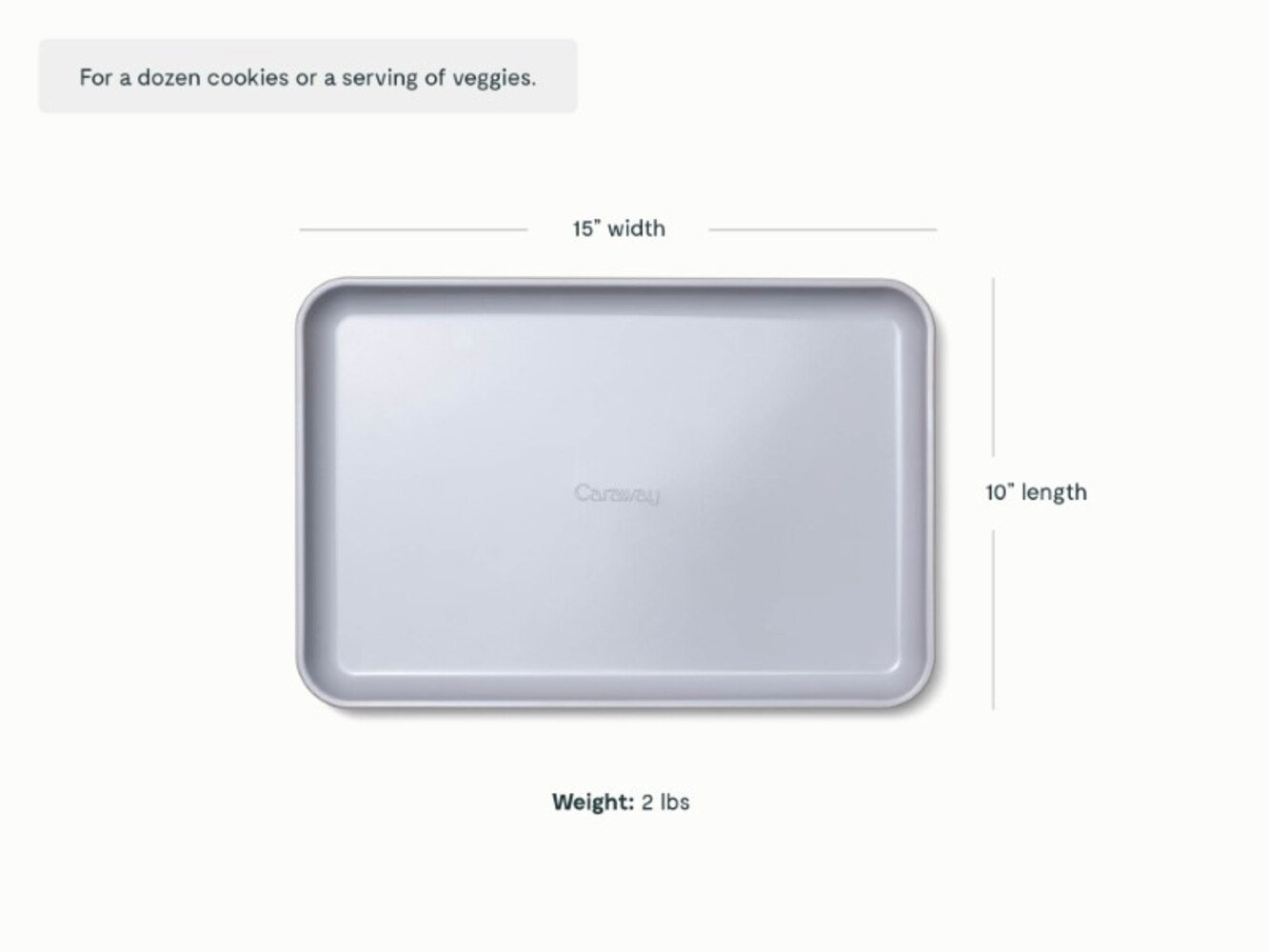Caraway Nonstick Baking Sheet, Cream