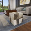 Tabouret de salon en cuir-2090240303