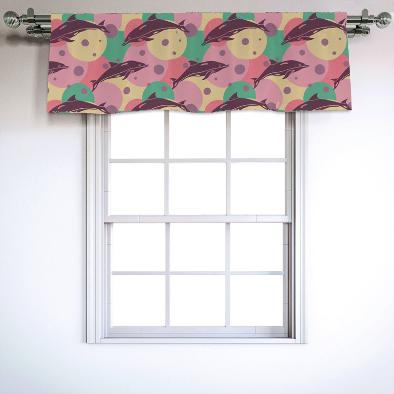 Sateen Ruffled Window Valance