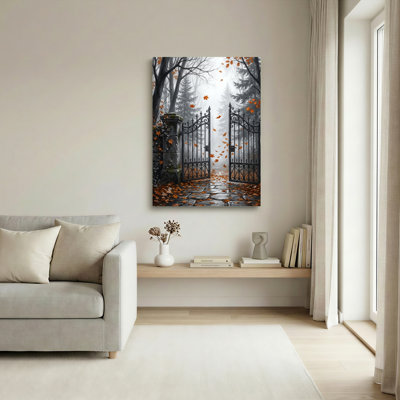 Ensemble de 1 tableau sur toile « Forêt mystique »