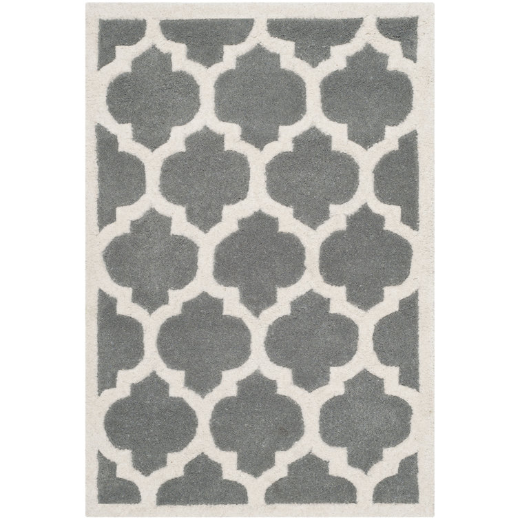 Carolene Hand Tufted Wool Geometric Rug