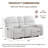 Emersen 70.8" W Manual Reclining Loveseat with Console