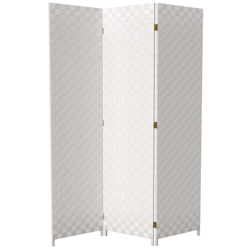 Outdoor Folding Screen, White, 3, 71" H