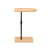 Couch Tray Table Bamboo Height Adjustable Side Table For Sofa C-Shaped Oval End Tables With Slots For Bed & Chairs In Living Room & Bedroom