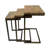 Modern Brown 12"D x 18"W x 23.25"H Compact Space-Saving Nesting Table Set-385016242-385016237